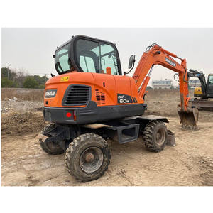 Excavadora de Ruedas Usada Original Doosan DX 60 en Buenas Condiciones, Excavadora Doosan de 6 Toneladas, Mini Excavadora - Product Image 5