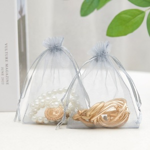 <strong>Cheap</strong> Reusable Organza Gift Bag Pouch Logo Customized Organza Drawstring Bag for Toy <strong>Lego</strong> Candy Sachet Jewelry/Cosmetics/Candle - Product Image 5