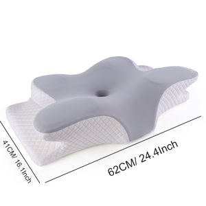 Bantal leher busa memori serviks ortopedi OEM bantal busa memori serviks kupu-kupu tidur untuk nyeri leher dan bahu - Product Image 4