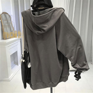 Ensemble de survêtement pour femme, style tendance et audacieux, avec <span class=keywords><strong>veste</strong></span> à capuche et haut court, en palette de couleurs unies - Product Image 3