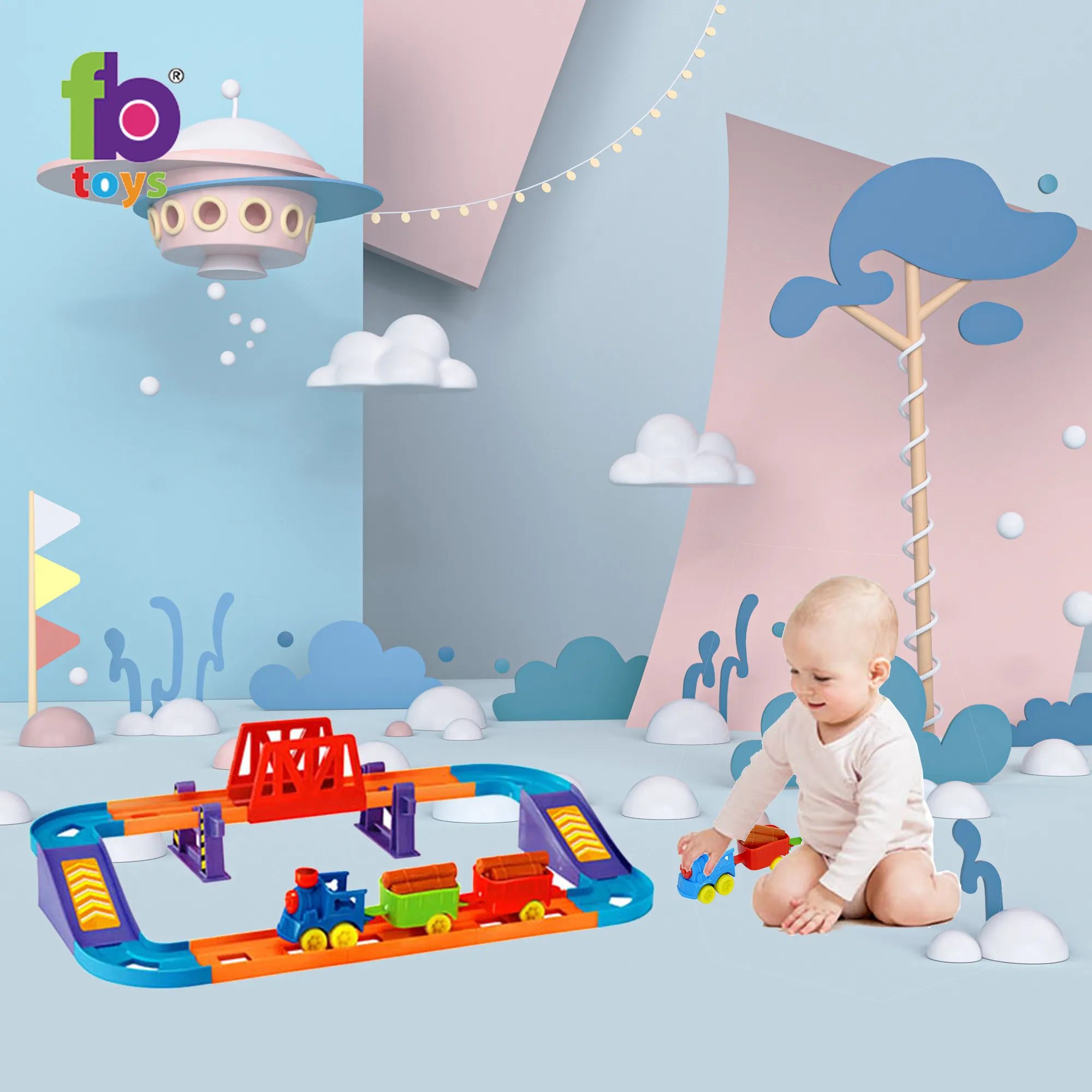 गर्म बेच बच्चे पहियों शास्त्रीय प्लास्टिक ट्रैक अन्य खिलौना वाहन ट्रेन ट्रैक सेट स्लॉट खिलौने बच्चों के लिए