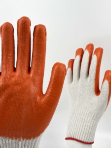 Guantes de Trabajo de Alta Calidad con Recubrimiento de Látex Anti-Corte, Forrados de Poliéster, con Palma Recubierta de Goma, Protección Anti-Corte - Product Image 3