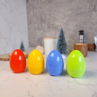 Œufs de Pâques classiques en plastique en gros à prix réduit, décorations 47*64mm, couleur macaron