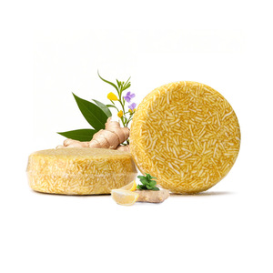 Ensemble de shampoings solides au gingembre, curcuma, huile d'argan et kératine, répare les cheveux abîmés, anti-frisottis, lissant pour des soins capillaires nourrissants quotidiens - Product Image 6