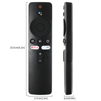 جهاز تحكم عن بعد بديل لـ Mi Smart TV Box طراز XMRM-00A مع مساعد جوجل ونتفليكس وبرايم - ملحق للمنزل الذكي