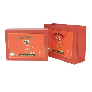 Boîte en carton de luxe avec logo personnalisé, boîte à biscuits au miel, fermeture magnétique rigide, boîte cadeau - Product Image 2