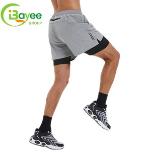 Men's 2-in-1 Casual Training <strong>Shorts</strong> Quick Dry Gym <strong>Shorts</strong> for <strong>Swimming</strong> Jogging Bodybuilding Sports <strong>Tight</strong> - Product Image 1