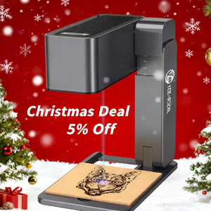 迷你激光雕刻机 5w DIY 便携式皮革纸激光打标台式雕刻机，用于个性化圣诞礼物 - Product Image 1