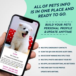 <span class=keywords><strong>Tag</strong></span> Kalung Anjing Kucing Logam dengan Logo Pabrikan yang Dipersonalisasi, <span class=keywords><strong>Tag</strong></span> Anjing Kode QR Kustom, <span class=keywords><strong>Tag</strong></span> ID Hewan Peliharaan - Product Image 3