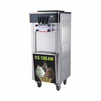 Machine à glaces automatique multi-saveurs de 30 l, robuste et à vente rapide