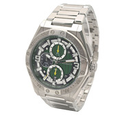 Montre à quartz personnalisée avec boîtier en titane et bracelet en acier inoxydable 316L, montre étanche saphir pour hommes