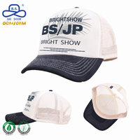 Fábrica de Gorras OEM ODM, Gorras Trucker de Verano con Malla Trasera, Diseño Bicolor Personalizado, para Unisex, Casual