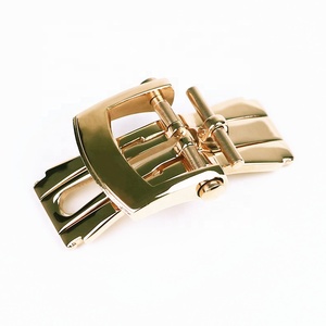 Boucle de <span class=keywords><strong>montre</strong></span> papillon en acier inoxydable noir or rose de haute qualité 22 mm pour bracelet de <span class=keywords><strong>montre</strong></span> <span class=keywords><strong>Chopard</strong></span> - Product Image 5