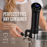Cuisinière sous vide en acier inoxydable 1500W, cuisinière de précision pour les importateurs en gros