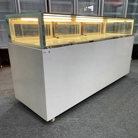 Vitrine personnalisée de présentoir de refroidisseur de gâteau de boulangerie de pâtisserie de bonne qualité en gros