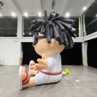 Réplique de mascotte gonflable de personnage de dessin animé pour garçon, en tissu Oxford, imperméable, durable, pour la publicité et la décoration, avec ventilateur intégré, personnalisable