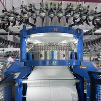 Machine à tricoter circulaire professionnelle BAOLONG en fausse fourrure jacquard, machine à tricoter circulaire en fausse fourrure de vison