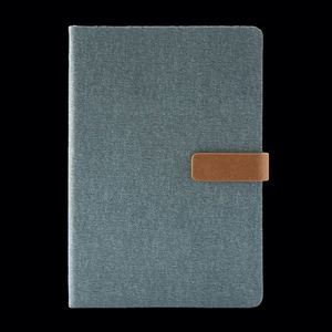 Black Wholesale Business Gift Stationery Luxury Pu Leather Material Cover Leather Magnetic Buckle Notebook for <b>Boys</b> - Product Image 3