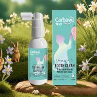Spray buccal écologique pour chat et chien, 50 ml, voyage, tonifiant, désodorisant, nettoyant, soin dentaire sain, rafraîchisseur d'haleine pour animaux de compagnie