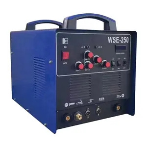 AC DC TIG Welder Aluminum Welding Machine WSE-250 Welding of Stainless Steel Copper Magnesium Alloy and Aluminum Bronze Provided