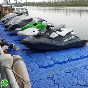 Laut HDPE Plastik Mengambang Mengambang ponton digunakan untuk Jet Ski Dock