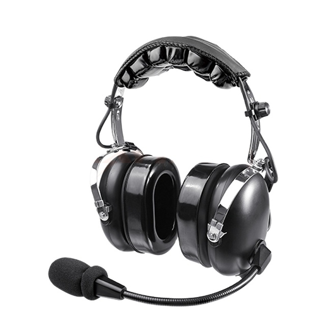GA Aviation Headphones with Dual Plugs Over the Head Design Dynamic Principle Dynamic Earphone for Pilots Fit for Airbus Pilots