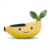 Diffuseur d'aromathérapie solaire pour voiture, désodorisant en plastique, parfum d'ambiance, design banane