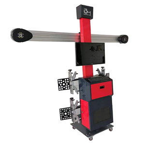 Máquina de Alineación de Ruedas <span class=keywords><strong>3D</strong></span> con Cámara Sony, Dos Pantallas, Alineador de Neumáticos Móvil con Gabinete de Herramientas, Certificación CE, X-430 220rpm - Product Image 4