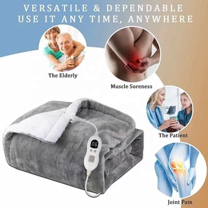 Couverture chauffante électrique Thermostat automatique Double Body Warmer Lit <span class=keywords><strong>Matelas</strong></span> Tapis chauffant électrique Tapis chauffant - Product Image 5
