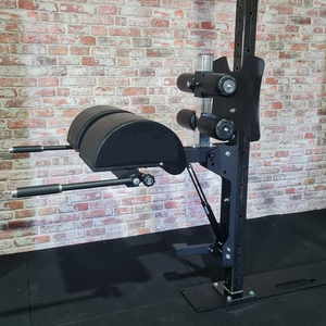 Chaise romaine pliable OEM à monter sur rack - <span class=keywords><strong>Hyperextension</strong></span> réglable pour les exercices du dos, équipement de gym à domicile peu encombrant - Product Image 4