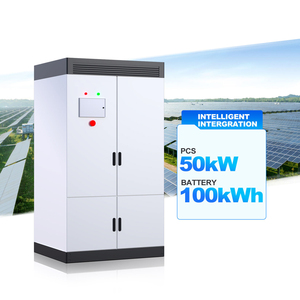 ระบบกักเก็บพลังงานอุตสาหกรรม 50 กิโลวัตต์ 100 กิโลวัตต์ชั่วโมง แบตเตอรี่แบบเชื่อมต่อกริด ระบบระบายความร้อน IP54 การสื่อสาร RS485 - Product Image 2