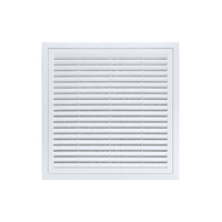 Diffuseur d'air de plafond ABS 600x600, grille de ventilation intégrée pour l'admission et la sortie d'air du climatiseur central