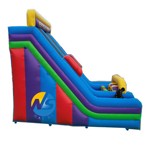 Khổng lồ ngoài trời trượt bơm hơi với leo tường <span class=keywords><strong>Inflatable</strong></span> dọc Rush Dual <span class=keywords><strong>Lane</strong></span> trượt khô để bán - Product Image 3