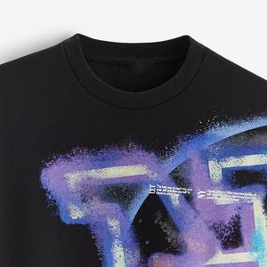 High Quality Graffiti Printed Sweatshirt Customize Round Neck Sweatshirt With Long Sleeves Tapestry Hoodie - Product Image 5