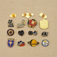 Broche vintage de créateur, épingles de revers en émail personnalisées Kawaii, épingles vierges à pièces mobiles et rotatives, épingles personnalisées pour vêtements, logo sur mesure
