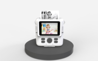 Appareil photo thermique SouringArk 2,4 pouces avec écran HD, capteur CMOS 1000 mAh, lecteur MP3, impression photo, jeux, cadeau d'anniversaire pour enfants, DIY ABS-681