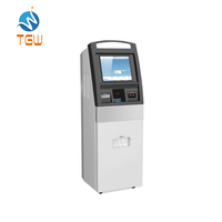 Terminal de paiement automatique, distributeur automatique, pour billet de parking, à écran tactile, tirelire