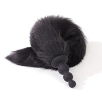Jouets sexuels, accessoires SM, plug anal en silicone détachable, jouet d'entraînement pour l'expansion du anus féminin, queue de renard