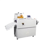 450T Alimentation par aspiration d'air hydraulique Taille A3 Fonction de refendage automatique Rouleau chauffant Plastifieuse A4 A5 A6 Papier