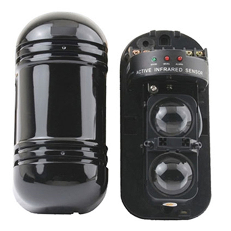 На открытом воздухе 2 луча инфракрасный анти-вор сигнализация GSM системы для домашнего забор