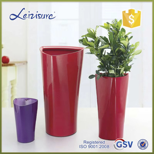 Pots à fleurs artificielles <span class=keywords><strong>de</strong></span> haute qualité, petits pots décoratifs en plastique pour le jardin et la maison, design moderne, usage quotidien - Product Image 6