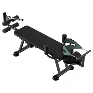 Panca Elettrica per Stretching con Supporto Lombare <span class=keywords><strong>Ortopedico</strong></span>, Struttura in Acciaio Inossidabile per Trazione - Product Image 2