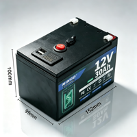 Sel Baterai Lithium Iron Phosphate LiFePO4 12V 30Ah Paket Baterai LiFePO4 48V Opsional untuk Sistem Tenaga Surya