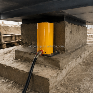 Vérin hydraulique creux à simple effet 20-100 tonnes Série RCH avec pompe manuelle et trou central – Vente directe usine, personnalisable - Product Image 6