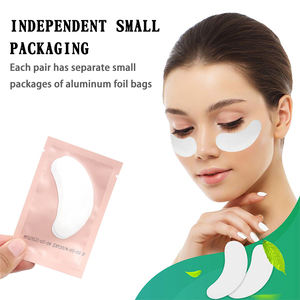 MASSA 50 adet/torba tek kullanımlık kollajen Lint ücretsiz göz jel yama kirpik uzatma Eyepatch jel yama altında hidrojel göz bandı - Product Image 5