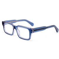 Vente en gros de lunettes de vue rectangulaires en acétate personnalisées avec logo, lunettes de vue pour femmes de haute qualité, monture en acétate, lunettes optiques