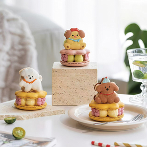 Produit populaire Haute Qualité Prix compétitif Crème Saveur Centre Remplissage Macaron Cokies Biscuits Livraison rapide Bon service - Product Image 2