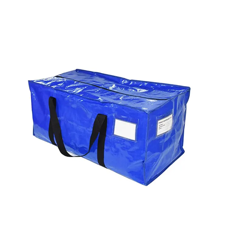 Heavy Duty Extra Large Waterproof Easy Carry Laminated PP Woven Storage Moving Bags