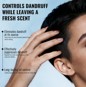 Shampooing anti-graisse en gros, naturel, anti-pelliculaire, nettoyage doux, adapté aux hommes ayant un cuir chevelu gras - Product Image 2