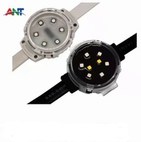 25mm 30mm led point éclairage shenzhen numérique dmx kit 3 lumière de course 5 étoiles forme ronde 5050 rgb led pixel point lumières